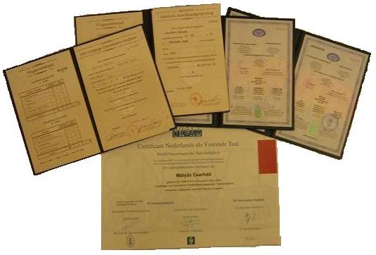 my language certificates